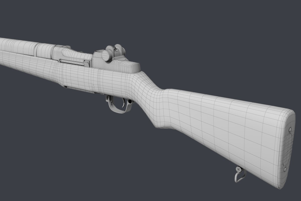 3D model rifle garand m1 - TurboSquid 1358028