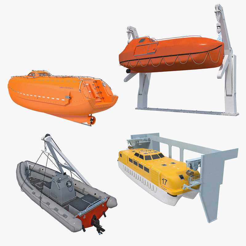 model lifeboat figures