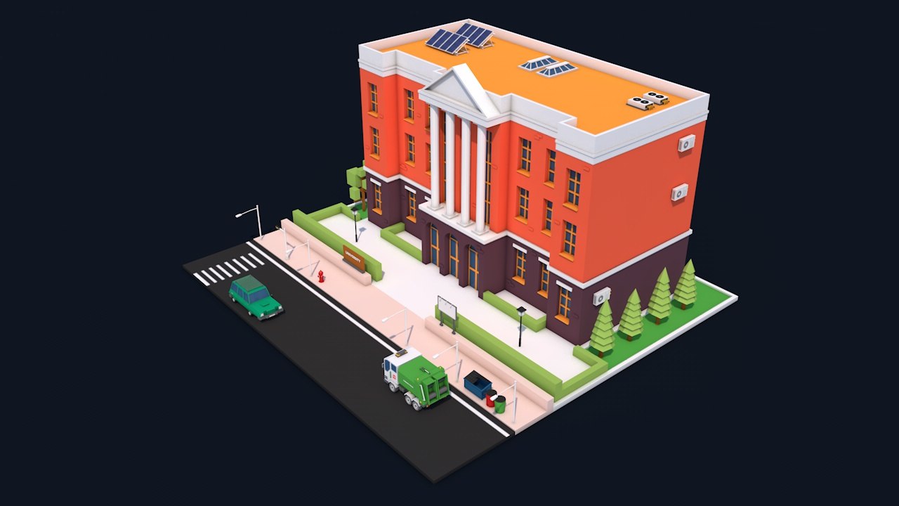 School 3d models