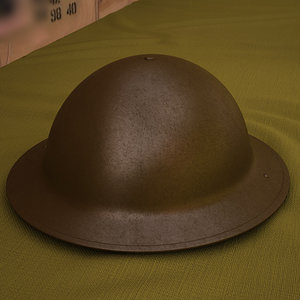 brodie helmet 3D model