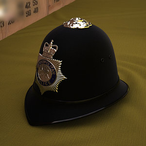 3D custodian helmet police