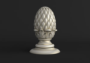 3D corbel pinecone