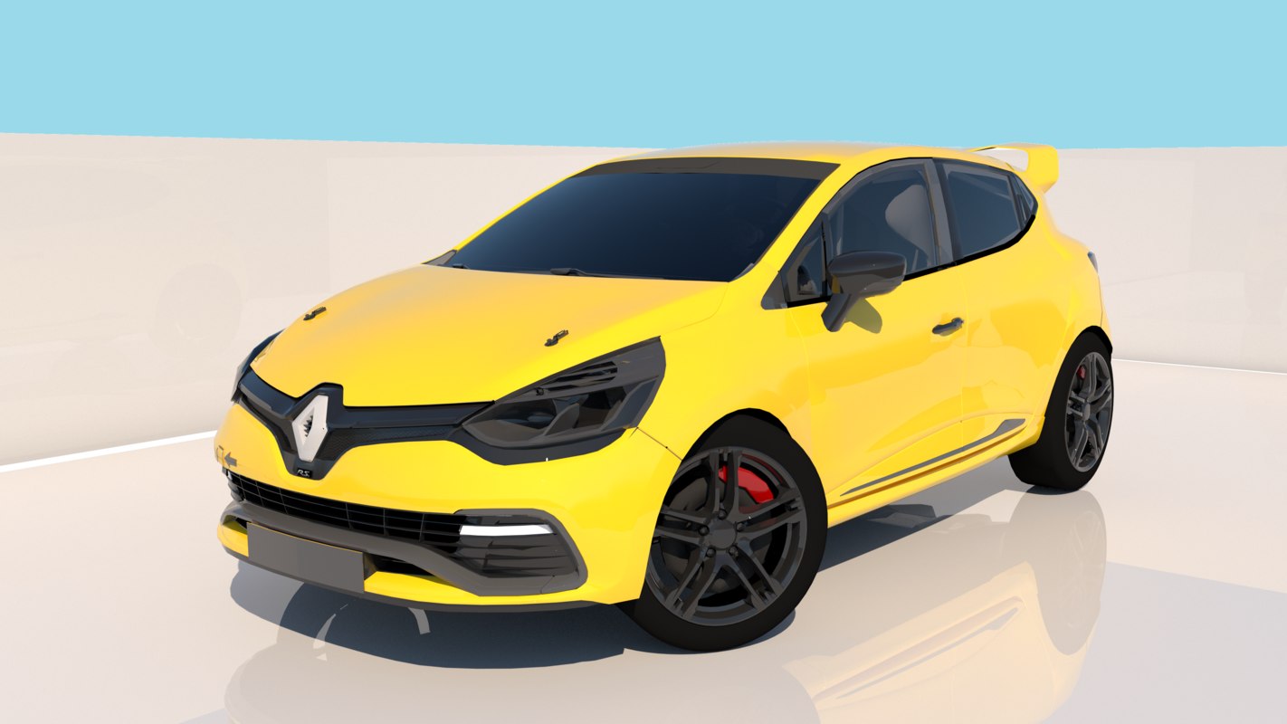 Renault clio 3d model