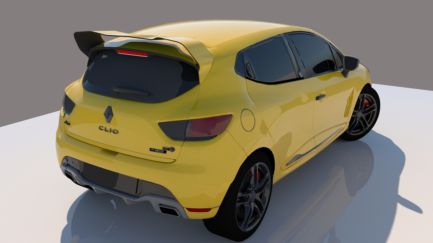 Renault clio 3d model