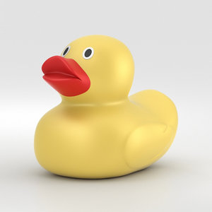 3D rubber duck model