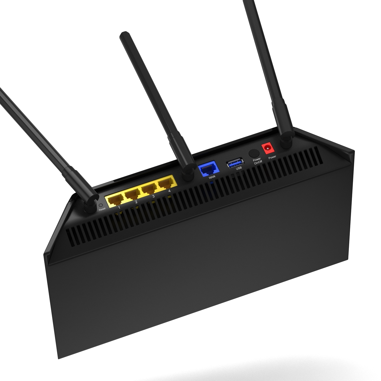 NETGEAR R6700 Nighthawk AC1750デュアルバンドスマートWiFiルーターギガビットイーサネット（R6700）3D ...