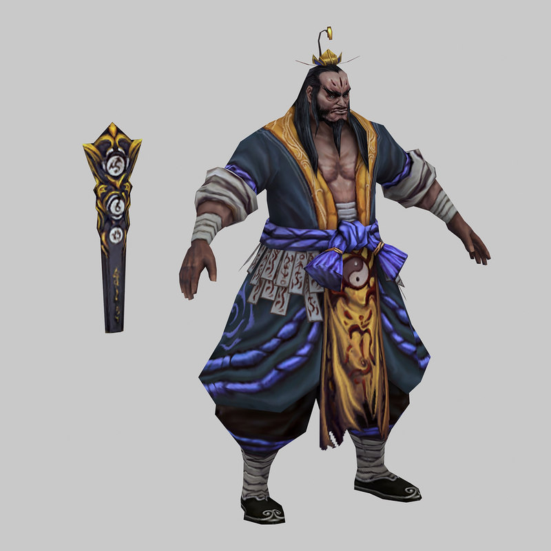 Characters - taoist 06 3D model - TurboSquid 1358852