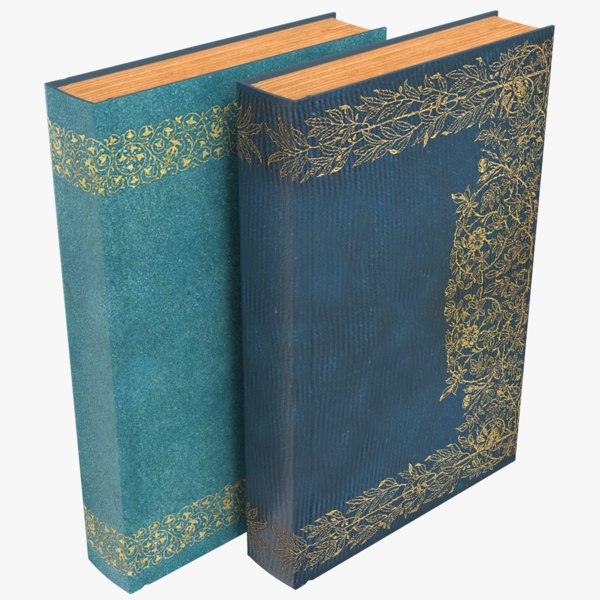 book modeled 3D