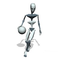 Basketball dribble skill turn shoot