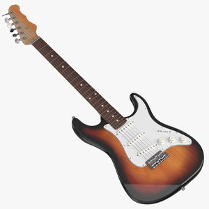 electric guitar 3D model