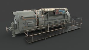 machinery device industrial 3D model