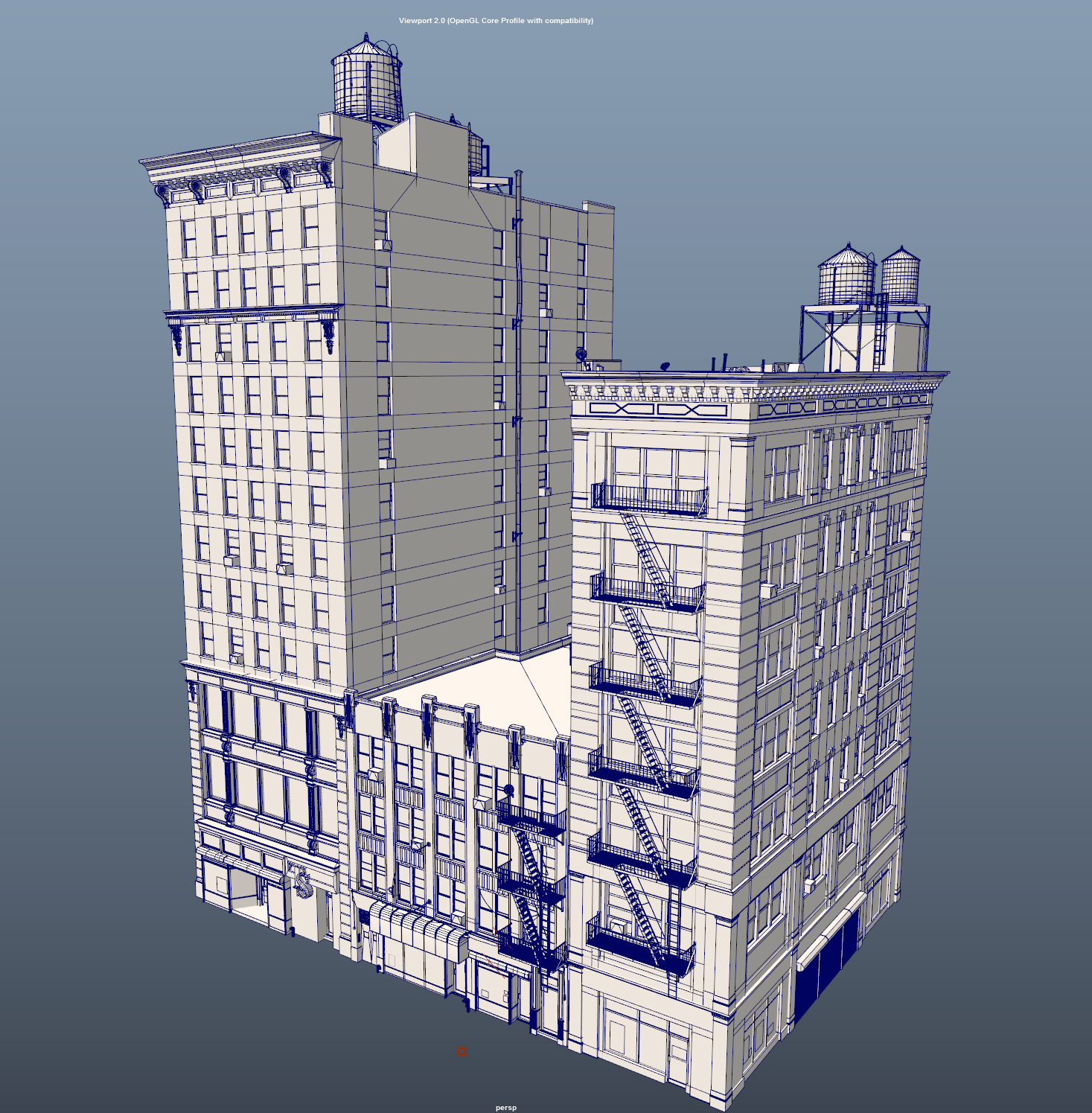 nyc buildings 3d model