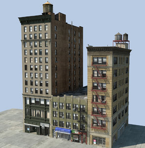 nyc buildings 3d model