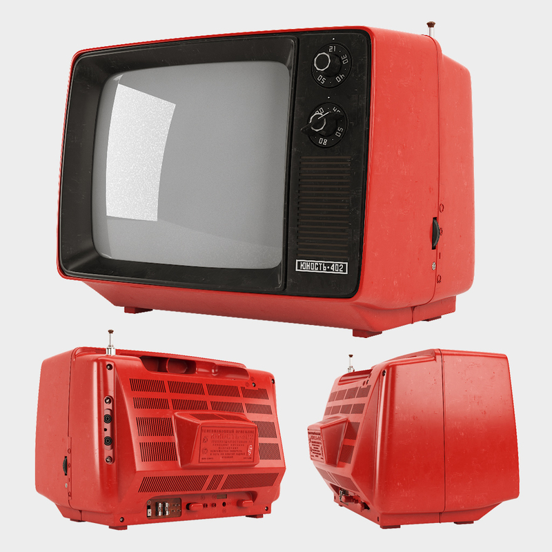 Tv yunost-402 3D model - TurboSquid 1359771
