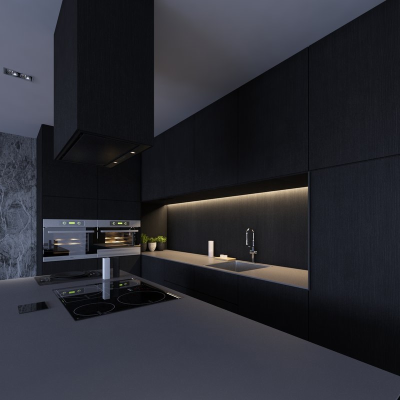 3D kitchen interior - TurboSquid 1359803