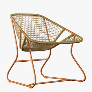 outdoor rattan chair model