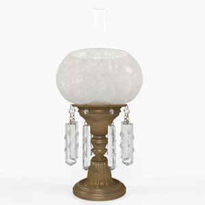 3D kerosene lamp light model