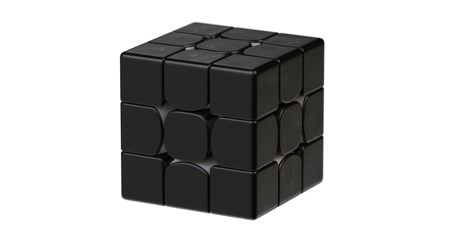 Черный кубик Рубика 3х3