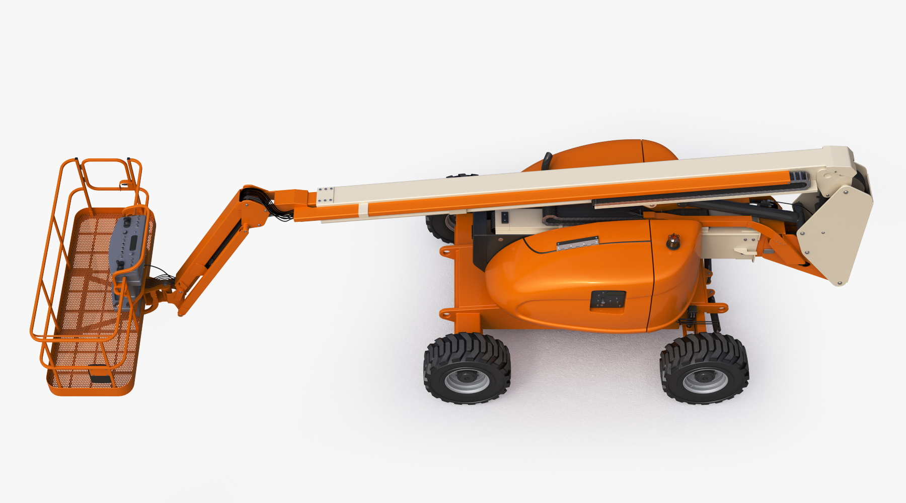JLG 600AJテレスコピックブームリフトチェリーピッカー3Dモデル TurboSquid 1359920
