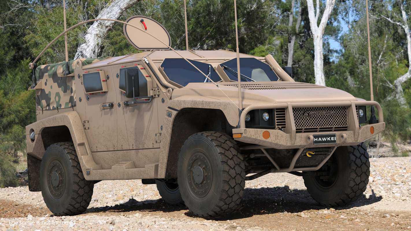 3D hawkei thales 4x4 vehicle - TurboSquid 1360014