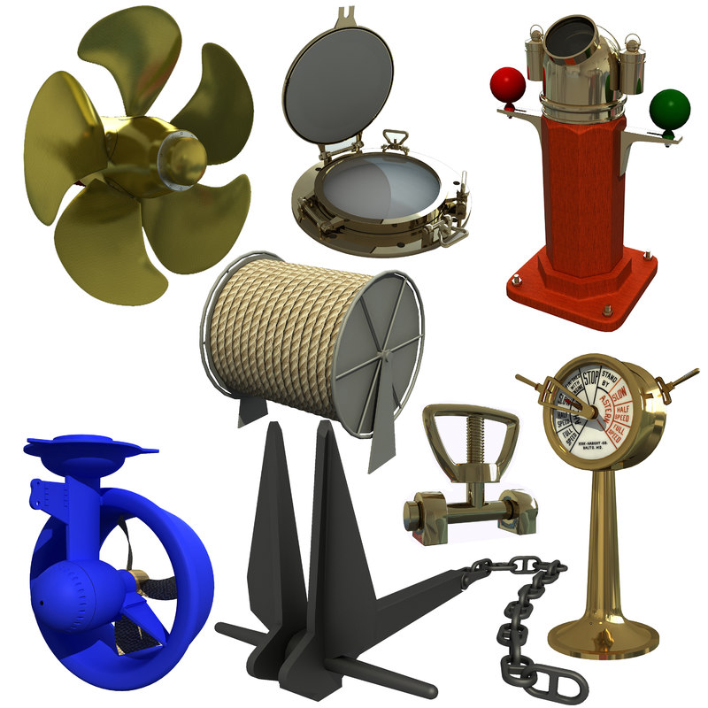 Ship parts propeller 3D model - TurboSquid 1359913