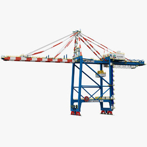 3D model sts harbor crane zpmc