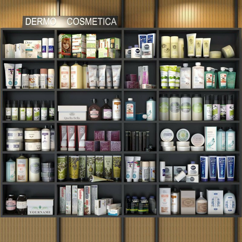 Shops pharmacies 3D model - TurboSquid 1360067