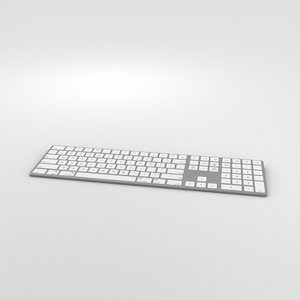 apple magic keyboard 3D model