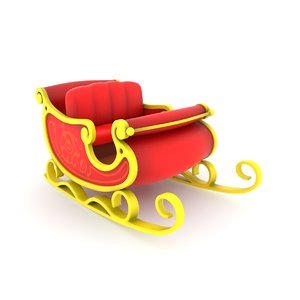 sleigh 3D model