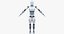 sci-fi male female robots 3D model