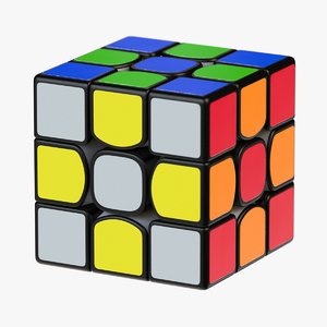 cube rubik s 3D model