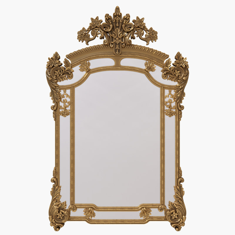 Gold Rococo Mirror