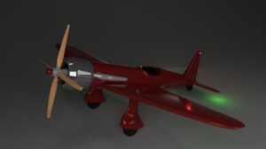 3D model toy plane