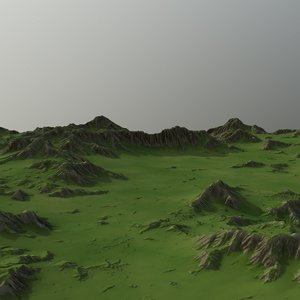 land landscape scape 3D model