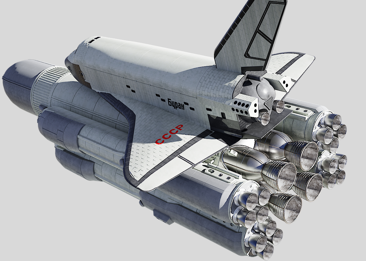 buran航天飞机3d模型