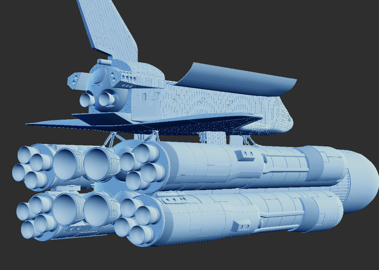 buran航天飞机3d模型