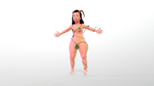 3D satyr woman