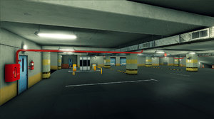 parking underground 3D model