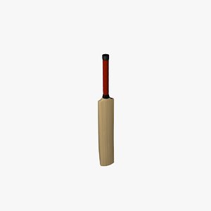 cricket bats 3D model