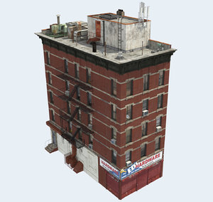 3d building apartment model
