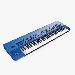 3D analog synthesizer generic modeled model
