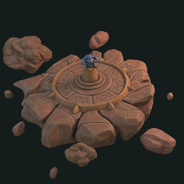 ファンタジー台座3Dモデル - TurboSquid 1362046