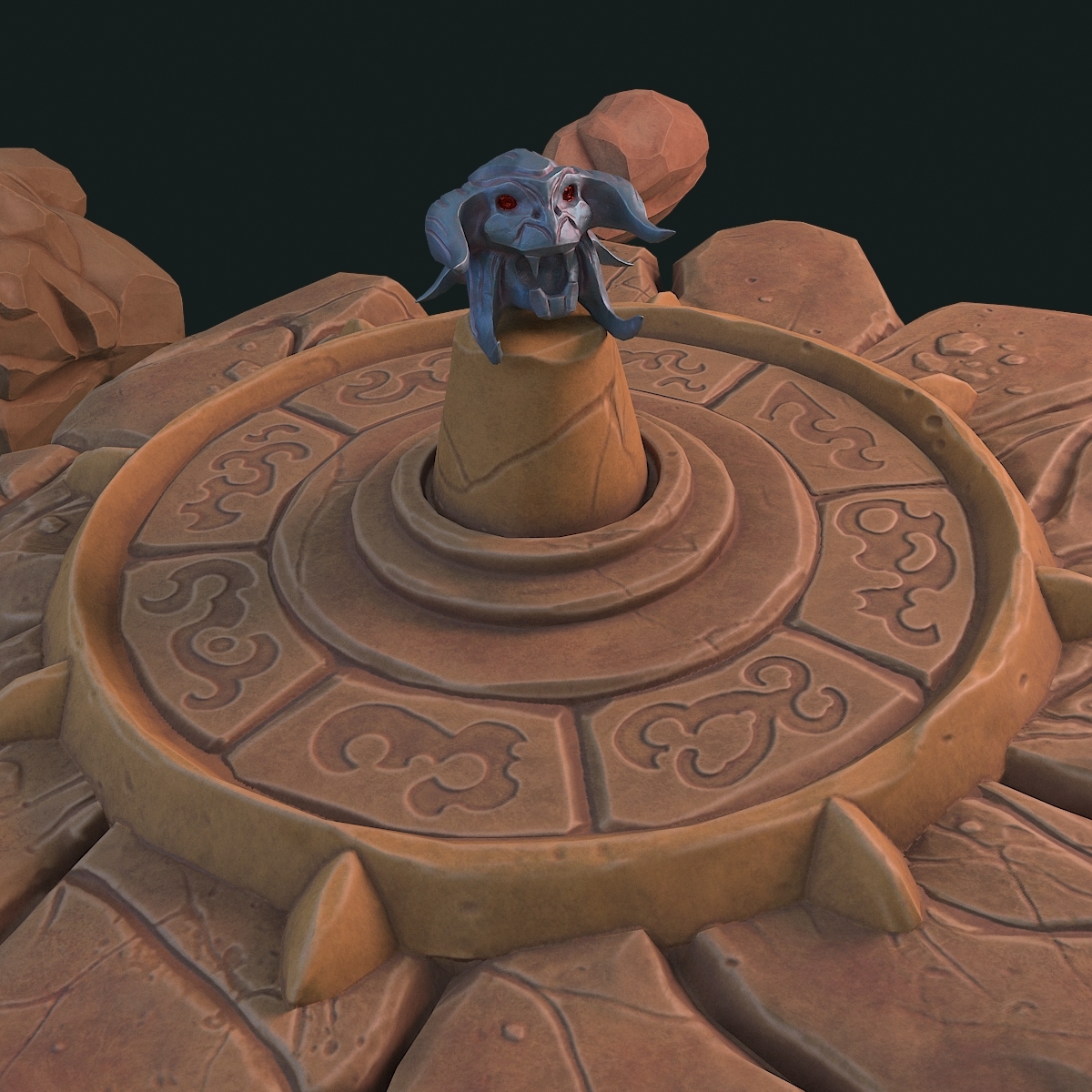 ファンタジー台座3Dモデル - TurboSquid 1362046
