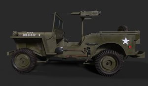 3D willy jeep model