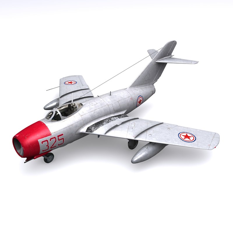 Mig-15 jet fighters pepelyaev 3D model - TurboSquid 1362442