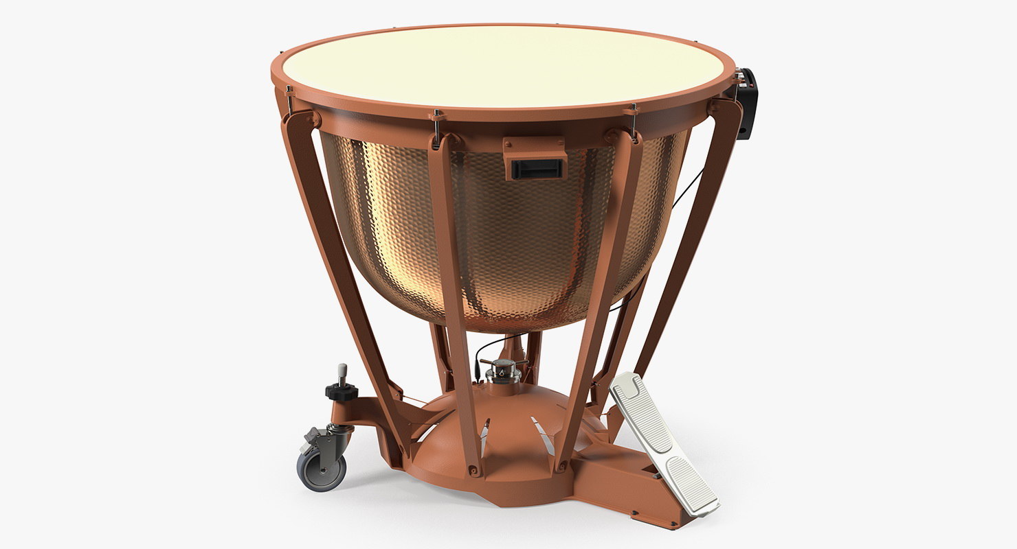 Timpani generic 3D model TurboSquid 1362775