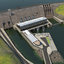 3D hydroelectric dam electric model
