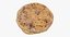3D realistic chocolate chip cookie