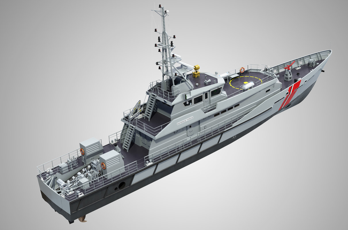 3D damen stan patrol vessel - TurboSquid 1361701