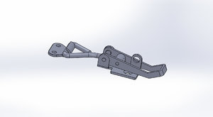 tensioning latch 3D model